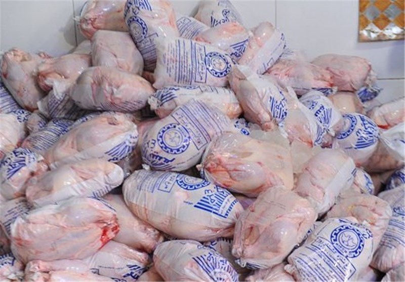 مرغ منجمد کیلویی 48 هزار و 500 تومان قیمت خورد
